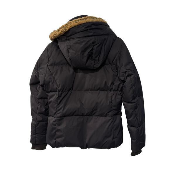 Columbia Womans M Down $225 Puffer Jacket Waterproof Hooded Coat Snow Black - Picture 2 of 9